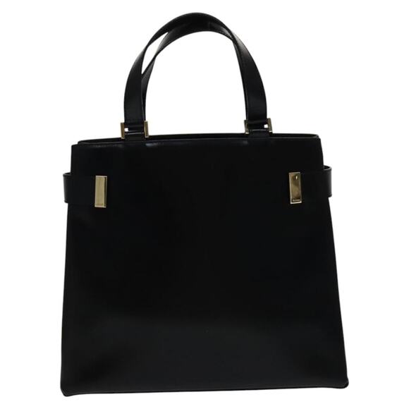 GUCCI Hand Bag Leather Black Gold 000 2046 000 2046 - Picture 2 of 16